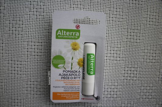 Alterra Pomadka ochronna do ust, Kamille Lippenpflege, Rumianek
