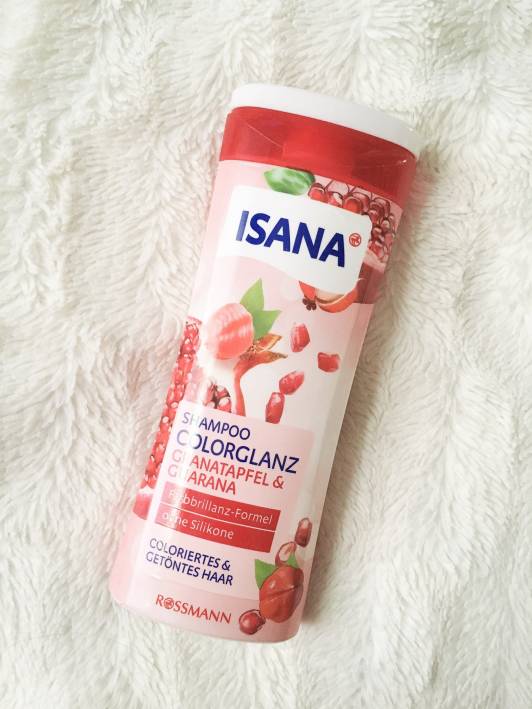 Isana Colorglanz, granat i guarana, szampon do włosów farbowanych