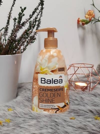 Balea  Mydło w płynie - Creameseife, Golden Shine