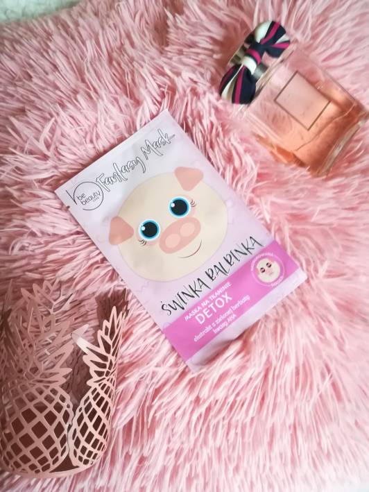 Maska w płacie świnka balbinka detoksykująca