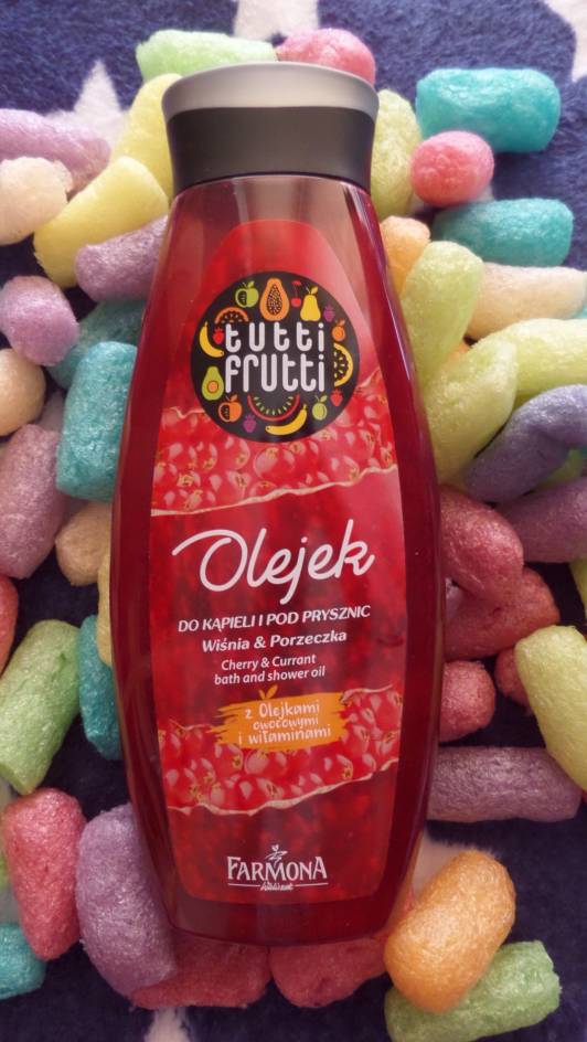 Farmona Tutti Frutti, Olejek do kąpieli i pod prysznic, Wiśnia i porzeczka