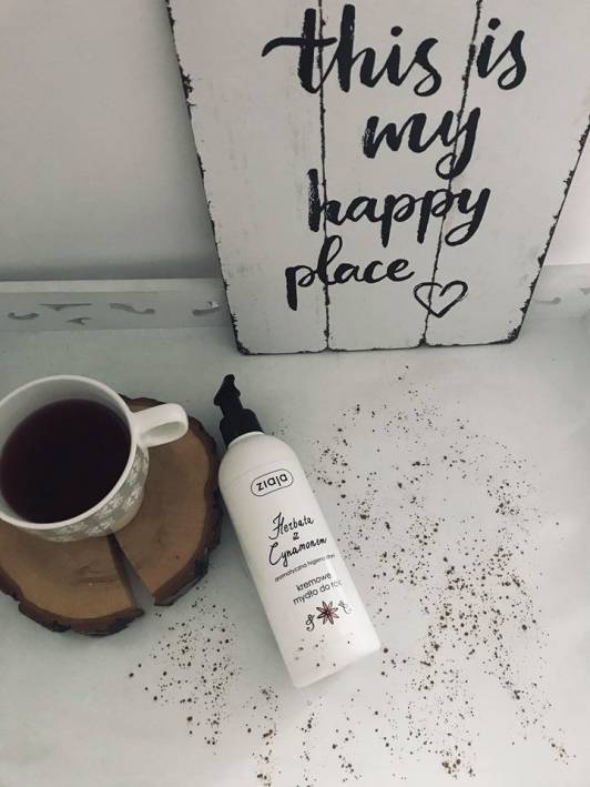 Ziaja Kremowe mydło do rąk, Herbata z cynamonem 