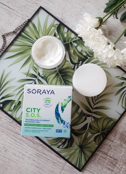 Soraya City S.O.S. Nawilżający krem tarcza dla skóry normalnej i mieszanej 