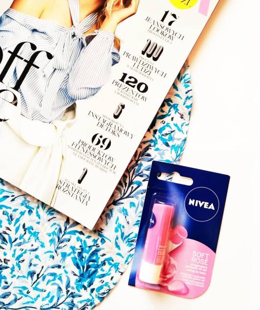 Nivea Soft Rose, Pielęgnująca pomadka do ust