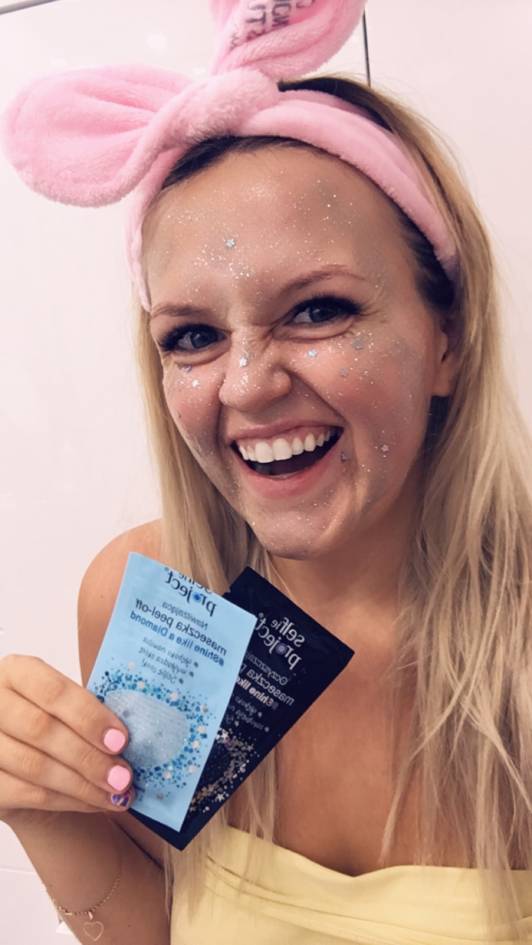 Selfie Project Maseczka do twarzy, Niebieska peel-off
