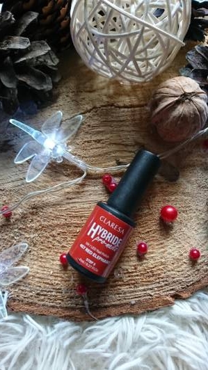 Claresa Lakier hybrydowy, nr 407 Red Elephant