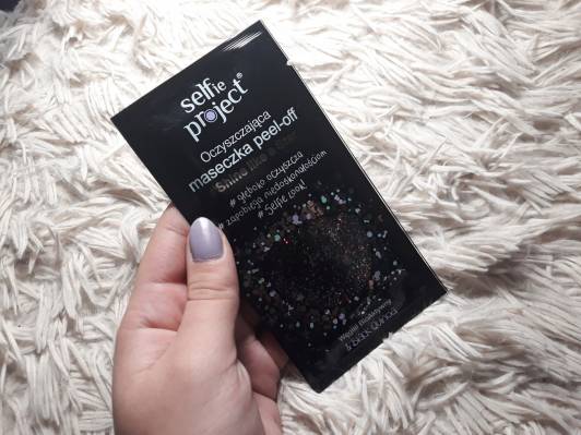 Selfie Project Maska do twarzy, Peel-off, Oczyszczająca, #Shine like a Star