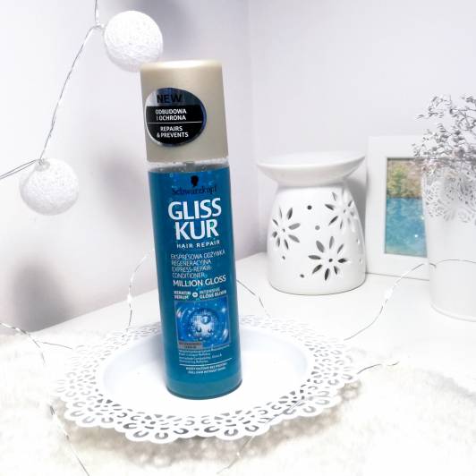 Schwarzkopf Gliss Kur, Million Gloss, Odżywka do włosów w sprayu, Natychmiast ułatwione rozczesywanie oraz połysk