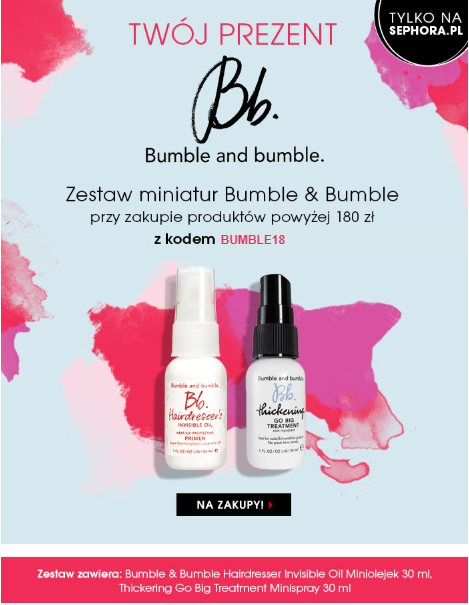 Sephora - gratis miniaturki do zakupu