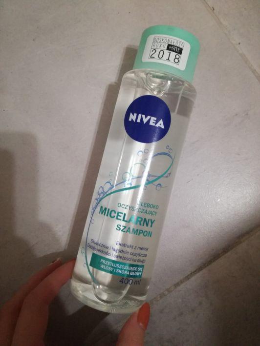 Nivea Szampon do włosów, Micelarny, Głęboko oczyszczający, Przetłuszczające się włosy i skóra głowy
