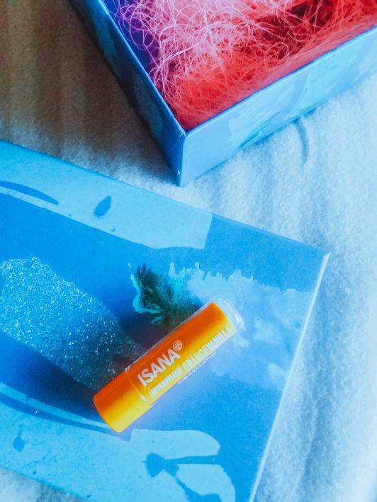 Isana Pomadka ochronna do ust, Orange Vanilla