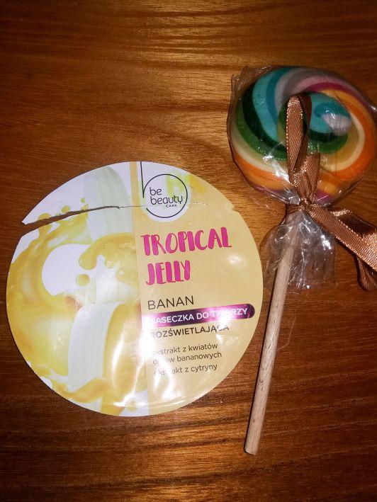 BeBeauty Care, Maseczka do twarzy, Tropical Jelly, Rozświetlająca, Banan
