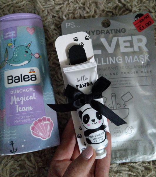 Kosmetyki z Niemiec Balea żel krem maseczka primark