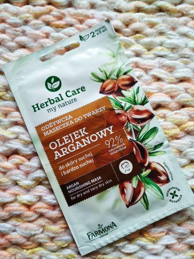 Farmona Herbal Care, Maseczka do twarzy, Odżywcza, Olejek arganowy