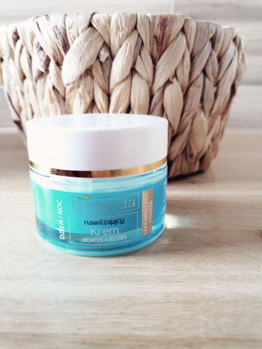 Bielenda Hydra Care, Krem do twarzy, Nawilżający, Kokos & aloes
