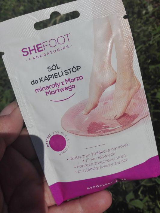 SheFoot Sól do kąpieli stóp, Minerały z Morza Martwego