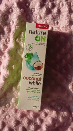natureON Pasta do zębów Coconut white 