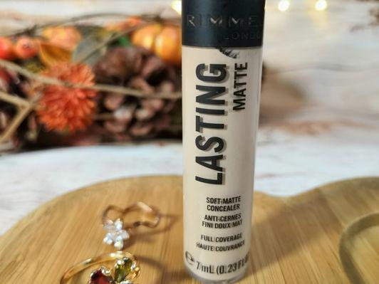 Rimmel Lasting Matte, korektor do twarzy, Matujący, 010 fair ivory