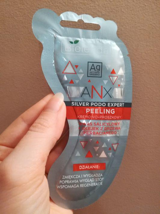 Bielenda Silver Podo Expert, Peeling kremowo - proszkowy