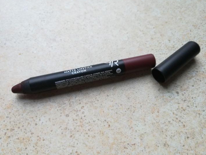 Pomadka Golden Rose Matte Lipstick Crayon kolor 01
