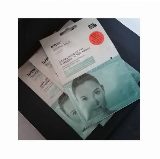 Tołpa Dermo Face, Strefa T, Maska-peeling-żel 4w1 oczyszczająco-matująca