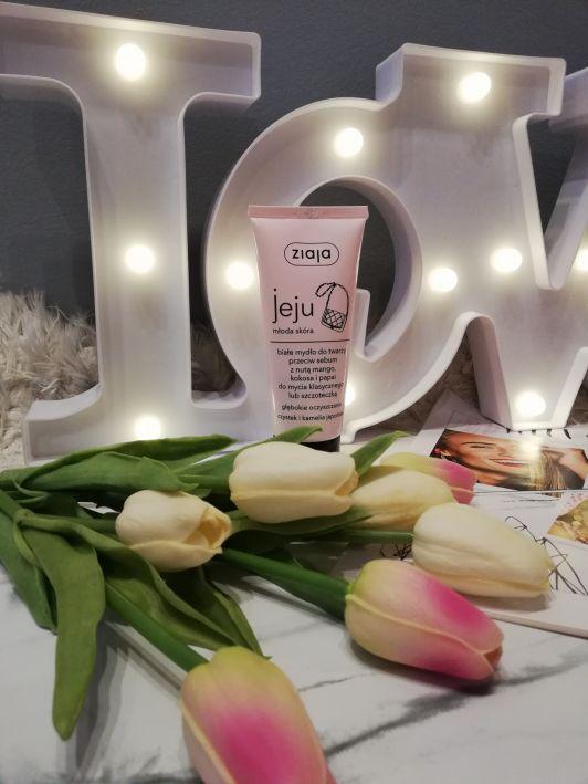 Ziaja Ziaja jeju,mydło do twarzy przeciw sebum, Mango, papaja i kokos
