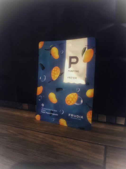 Frudia Maska do twarzy w płacie, Oczyszczająca, Mango