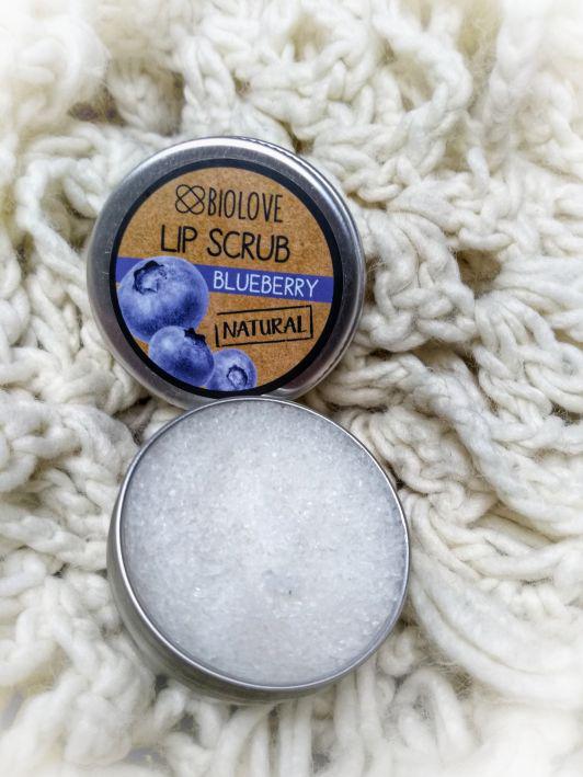 Biolove Peeling do ust, Borówka