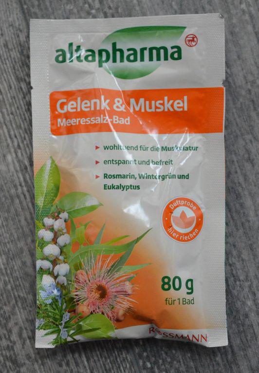 Altapharma Sól do kąpieli, Morska, Odprężająca