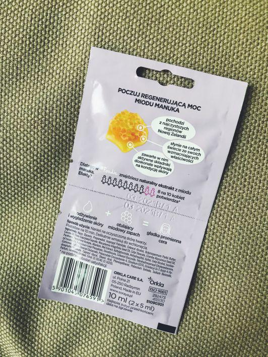 Miód Manuka Soraya maseczka do twarzy foodie