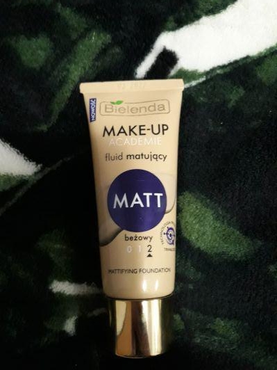 Bielenda Make-Up Academie, Naturalny fluid matujący, Matt, nr 2 beżowy
