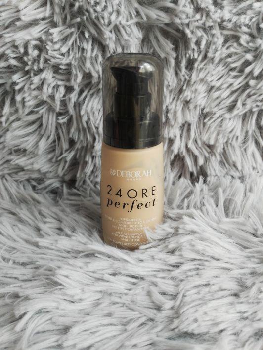 Deborah Milano 24Ore Perfect, Podkład do twarzy, Fondotinta SPF 10, nr 0 Fair Vanilla