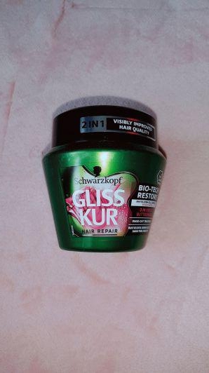 Schwarzkopf Gliss Kur, Bio-Tech Restore, Maska do włosów, Z kompleksem z fitokomórek macierzystych i wodą różaną