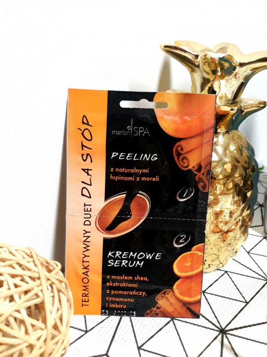 Marion SPA, Termoaktywny duet dla stóp, Peeling i kremowe serum