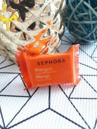 Sephora Kostka musująca do kąpieli, Mango