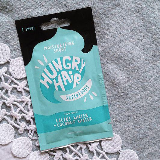 Hungry Hair Superfoods, Maska do włosów, Woda kaktusowa i woda kokosowa