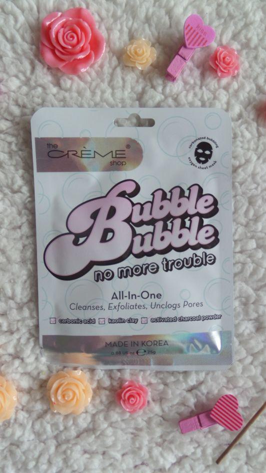 The Creme Shop Maska do twarzy w płachcie, Bubble Bubble no more trouble