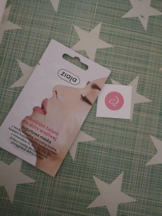 Ziaja Maseczka do twarzy, Mikrobiom, Balans dla skóry wrażliwej, z wodą termalna, naturalna inuliną, na noc