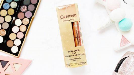 Cashmere Bronzer i rozświetlacz do twarzy, Contouring Duo-Stick 2 in 1