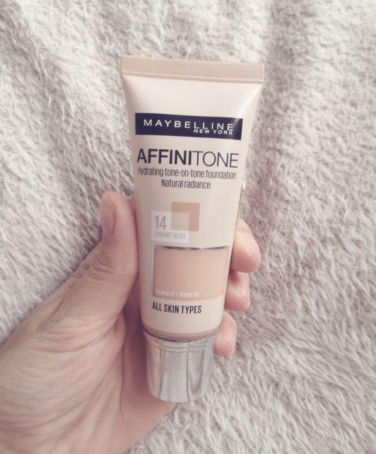 Maybelline Affinitone, Podkład do twarzy, nr 14 Creamy Beige
