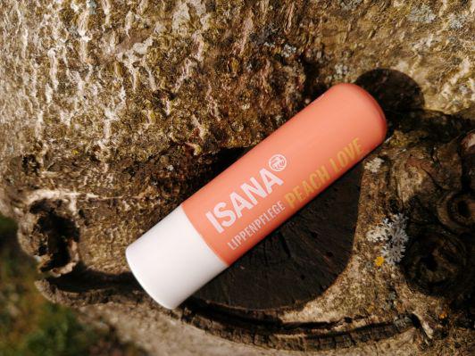 Isana Pomadka ochronna do ust, Peach Love