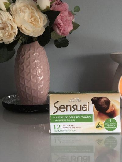 Joanna Sensual, Plastry do depilacji twarzy, Dedykowane do skóry wrażliwej