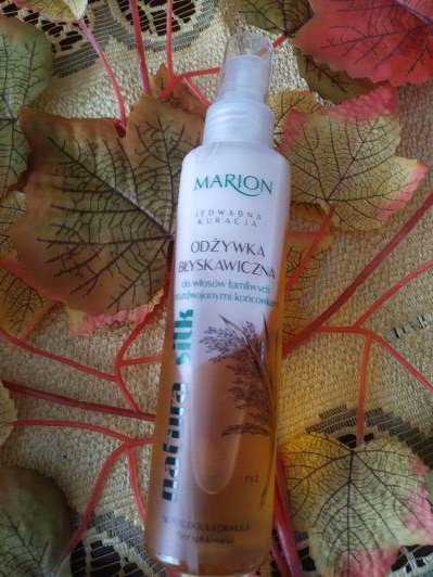Marion Natura Silk, Błyskawiczna odżywka, Do włosów łamliwych, z rozdwojonymi końcówkami