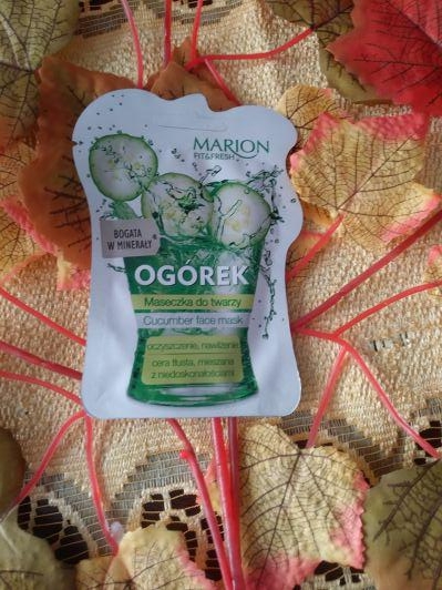 Marion Fit&Fresh, Maseczka do twarzy, Ogórek