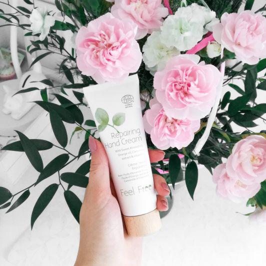 Feel Free Repairing Hand Cream, Krem do rąk, Odbudowujący