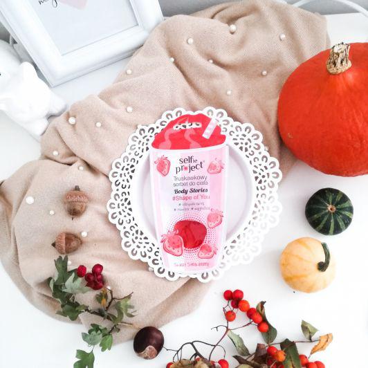 Selfie Project Body Stories, #ShapeOfYou, Sorbet do ciała, Truskawkowy, Odżywia skórę, Nawilża, Wygładza, Sweet Strawberry