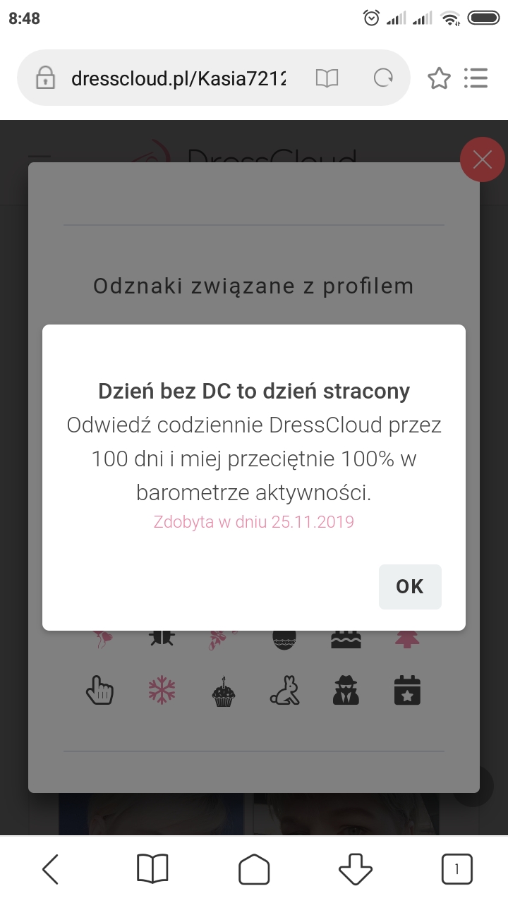 Odznaki DC lista