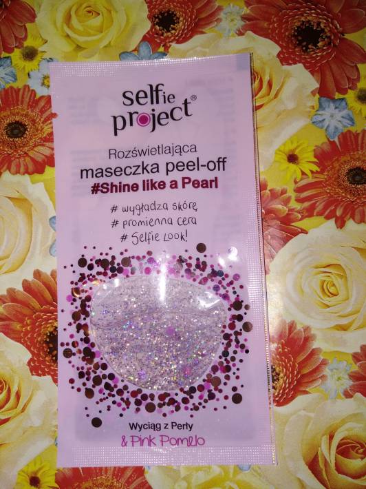 Selfie Project Maska do twarzy, Peel-off, Rozświetlająca, #Shine like a Pearl