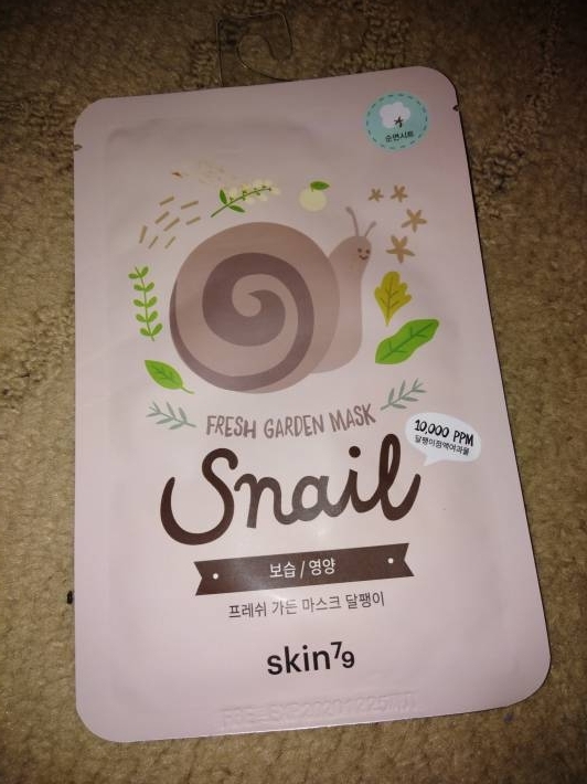 SKIN 79 Maska do twarzy w płacie, Fresh Garden Mask, Snail