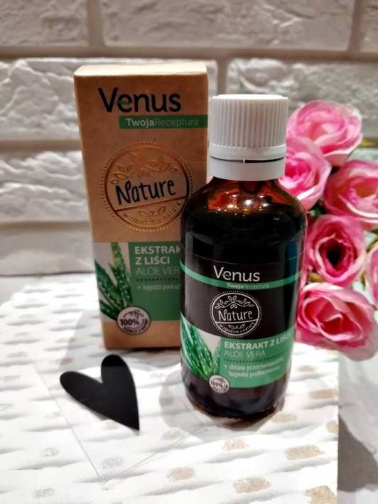 Venus Twoja receptura, Nature, Ekstrakt z liści Aloe Vera